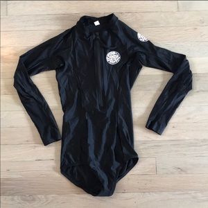 NWOT Rip Curl rash guard bathing swim suit size 6